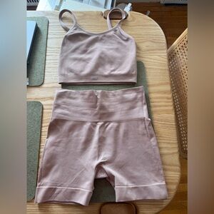 SET Active Dusty Pink Leggings